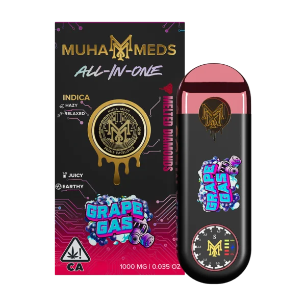 Muha Meds 1000mg Grape Gas