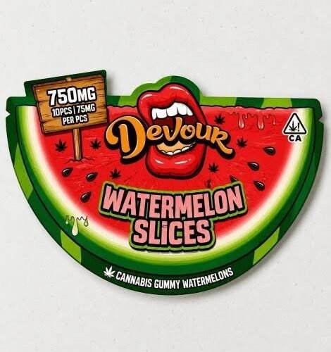 Devour Watermelon Slices 750mg