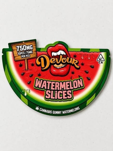 Devour Watermelon Slices 750mg